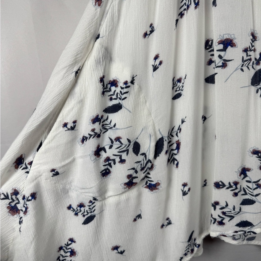 Free People White Floral Mini Dress - Picture 8 of 14